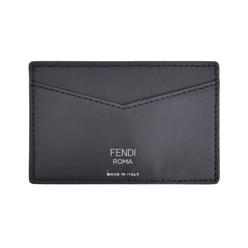 名東】【FENDI】フェンディ カードケース 名刺入れ ズッカ ブラック