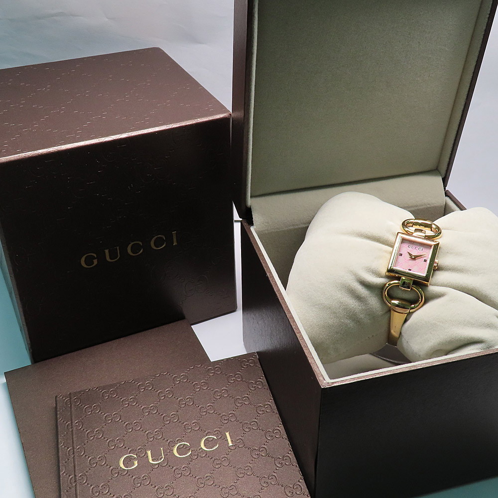 名古屋】【GUCCI】グッチ トルナヴォーニ YA120520 SS ピンクPVD