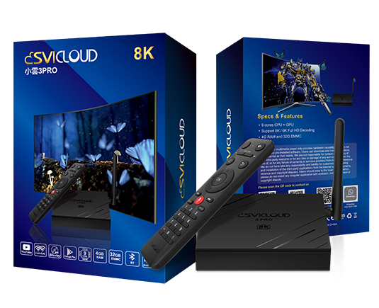 SviCloud 3Pro Android TV Box for Internet Streaming - Intermediate
