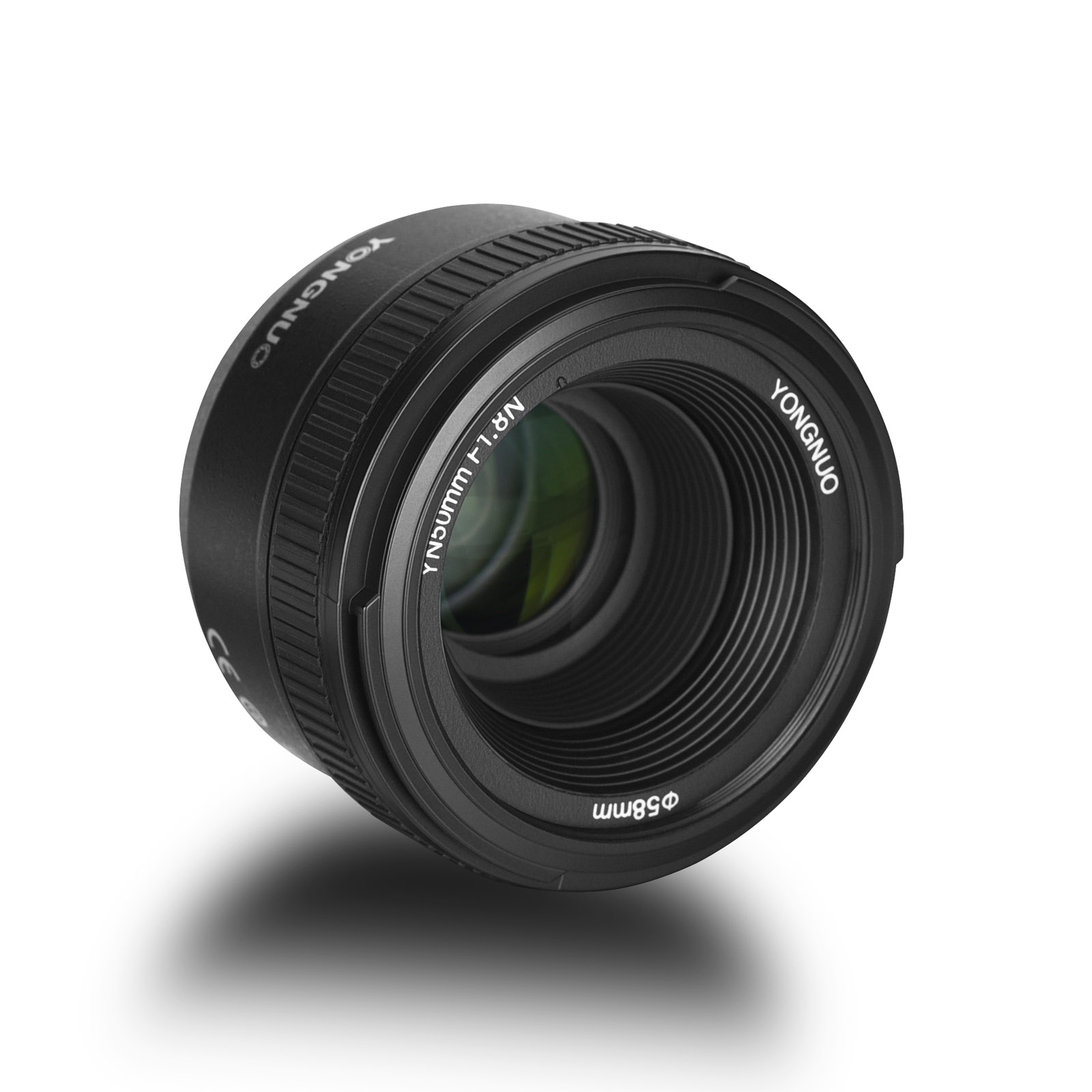 YONGNUO 50mm F1.8 G for Nikon DSLR - FX Standard Prime Lens, Full