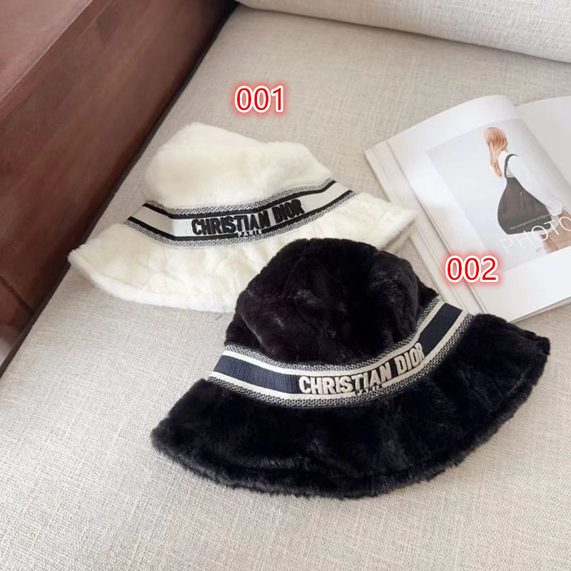 Dior ディオール ハイブランドハット 男女兼用 バケットハット冬