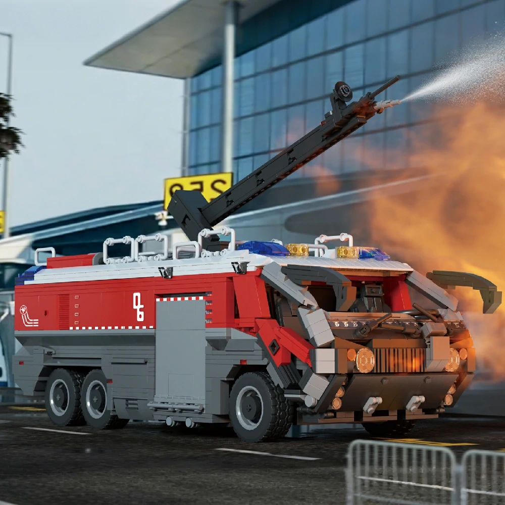 XBERT 66106 Airport Rescue Fire Truck Technic