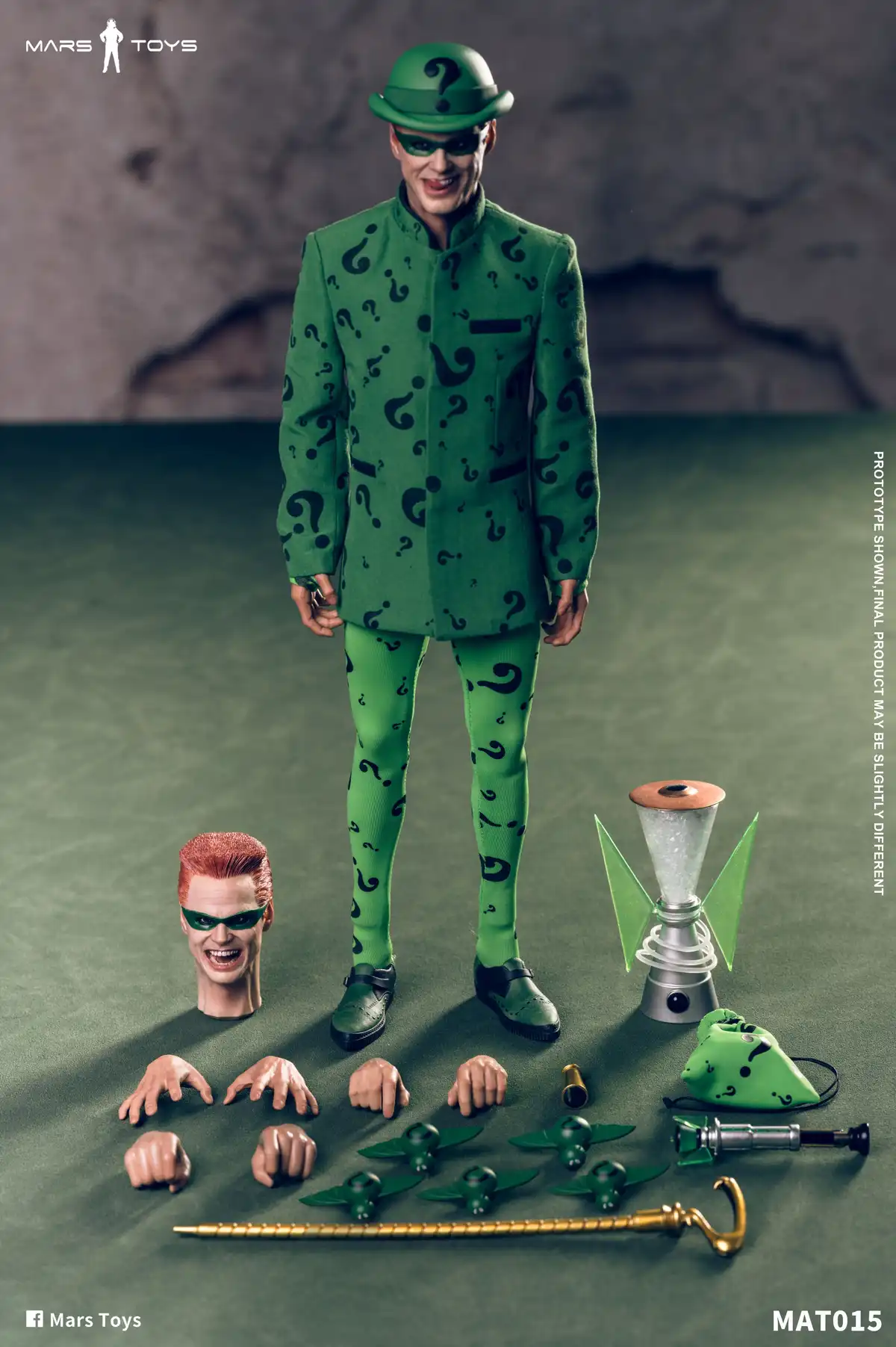 SSR Mars Toys 1/6 Batman Forever Riddler Jim Carrey Action Figure