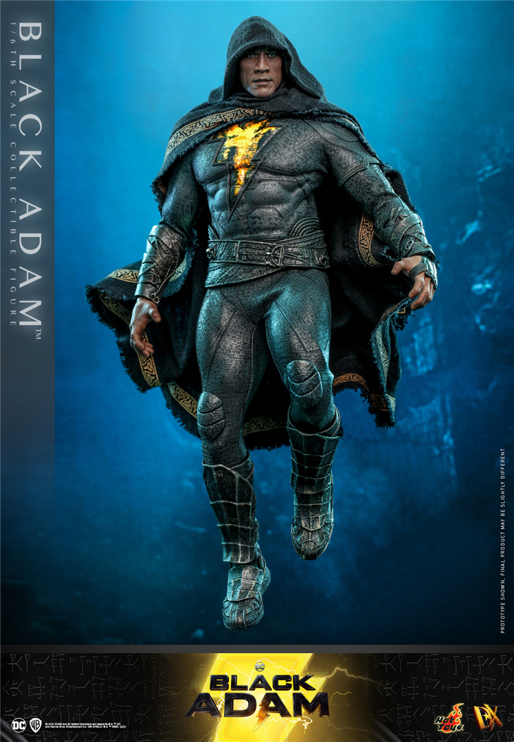 In Stock Hot Toys Black Adam Golden Armor Deluxe 1/6 Scale Figure