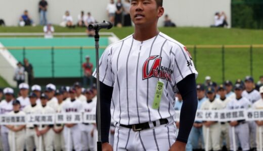 浦和学院・蛭間主将が堂々の選手宣誓 | 浦和学院高校野球部応援サイト