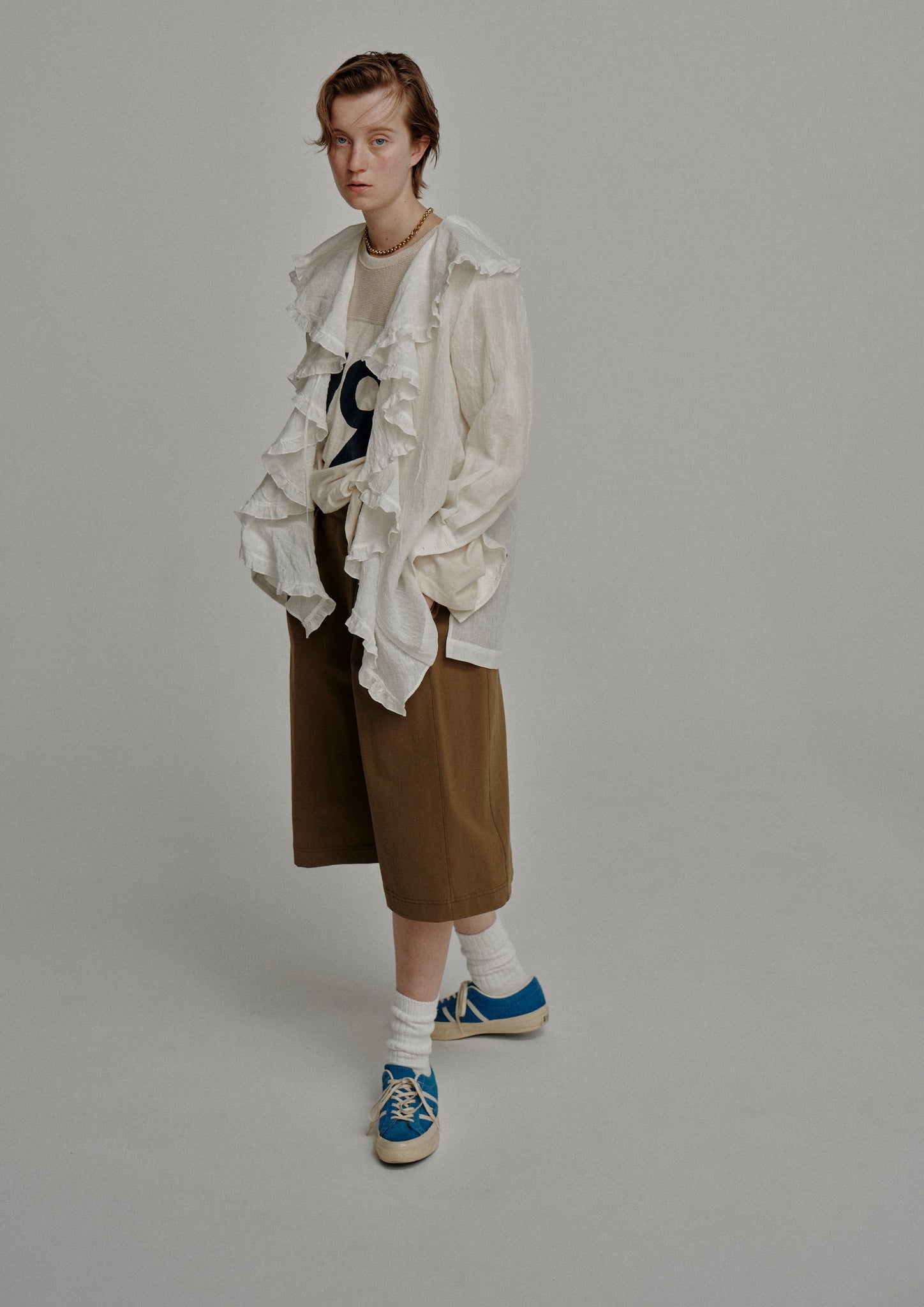 Ruffle Frill Shirt – Uhr Online store