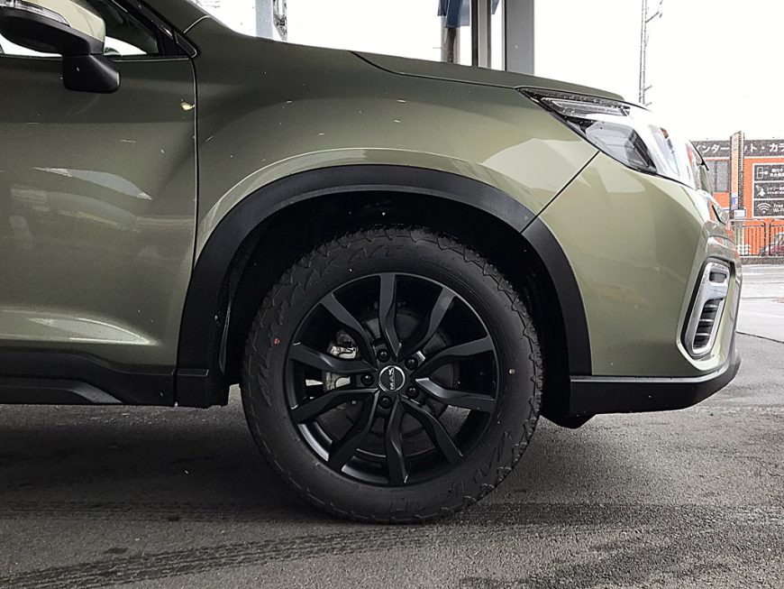 SL型フォレスター新車外し】ブロンズ18インチ純正ホイール 2本目