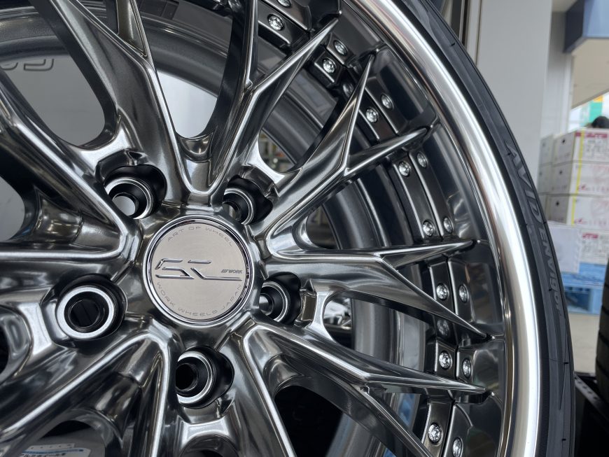 90系ノアのホイールをリセッティング！WORK シュヴァート ブルネンで深