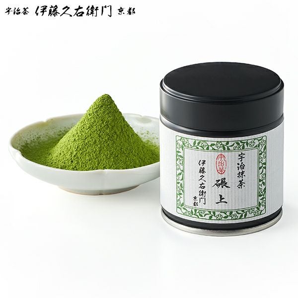 宇治抹茶 碾上 粉末 20g缶入 § てんじょう セレモニアルグレード