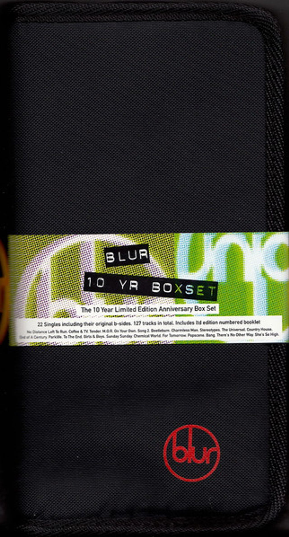 Blur The 10 Year Anniversary Box Set + Belly Band UK Cd album box