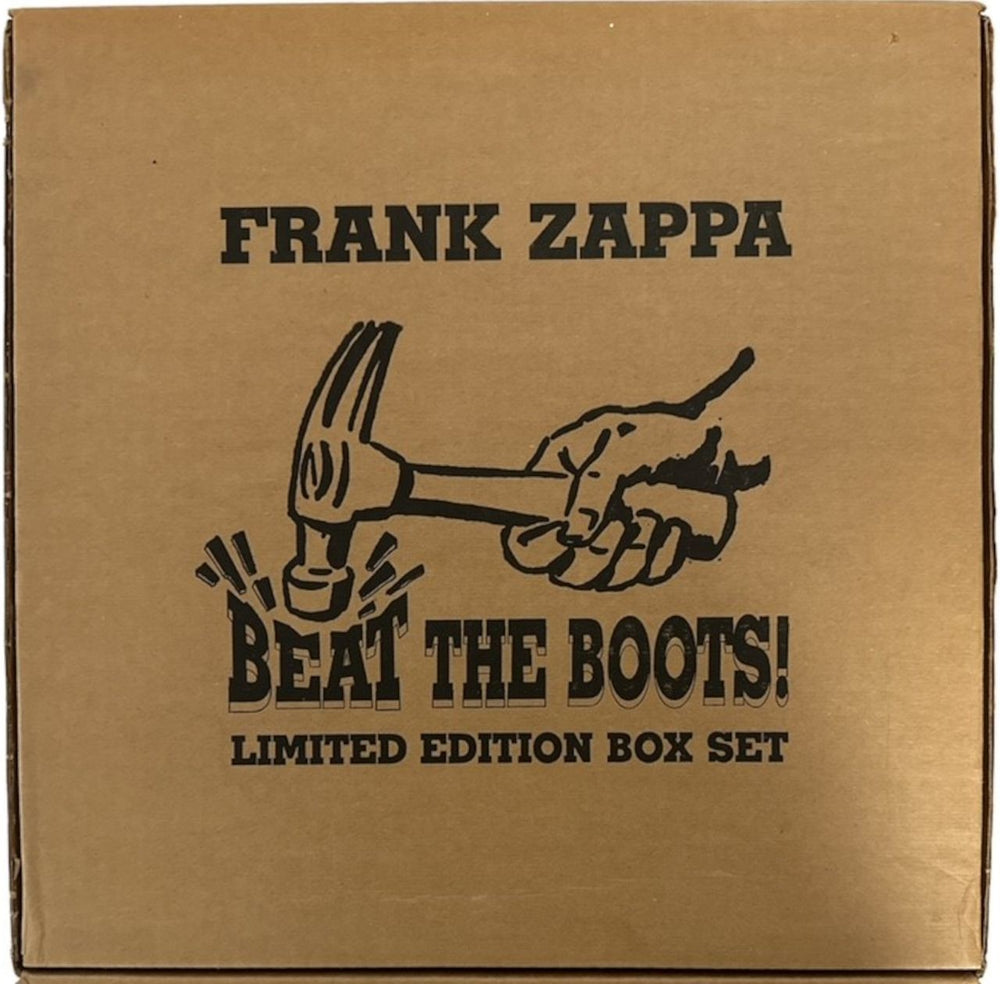 Frank Zappa Beat The Boots + Badge & T-Shirt US Vinyl box set