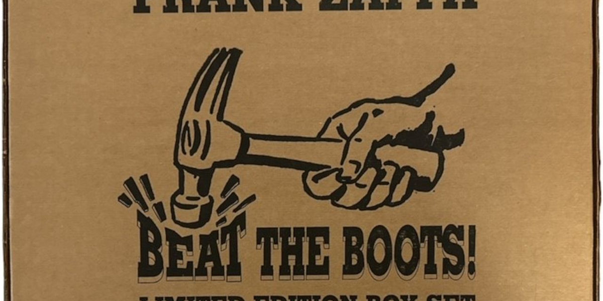 Frank Zappa Beat The Boots + Badge & T-Shirt US Vinyl box set