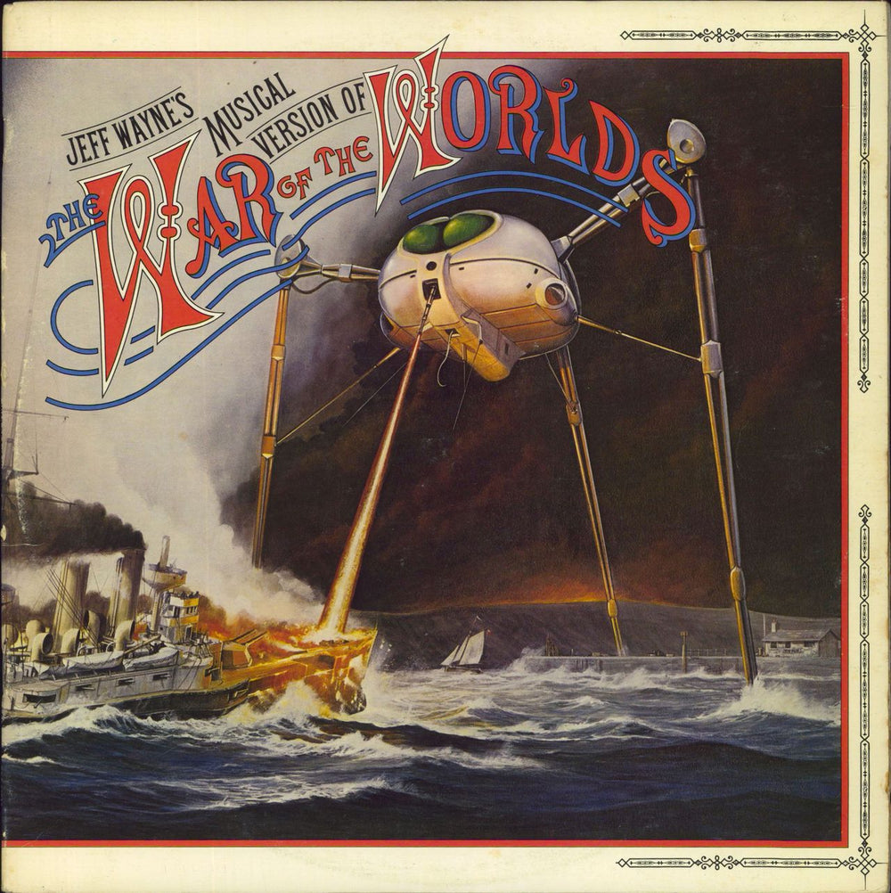 Jeff Wayne The War Of The Worlds - 1st - EX UK 2-LP vinyl set