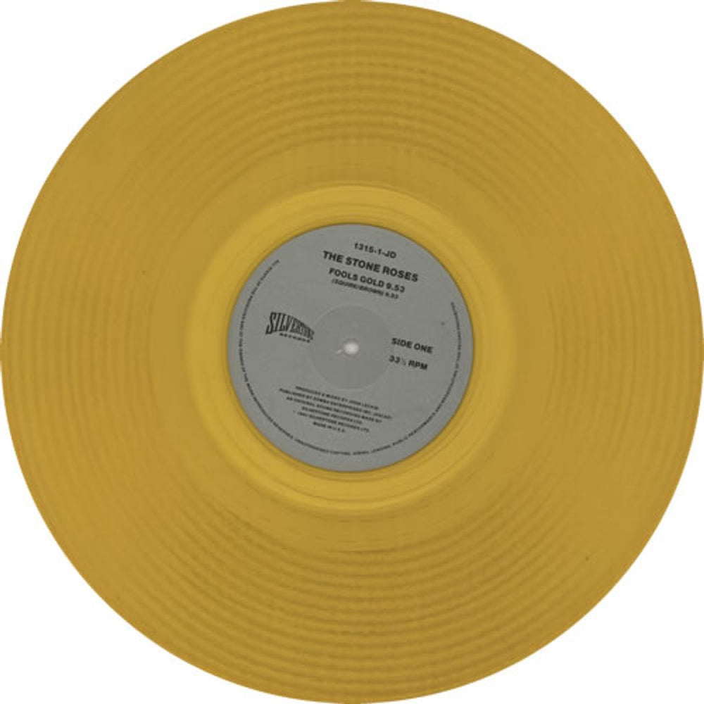 The Stone Roses Fools Gold - Gold Vinyl / EX US 12
