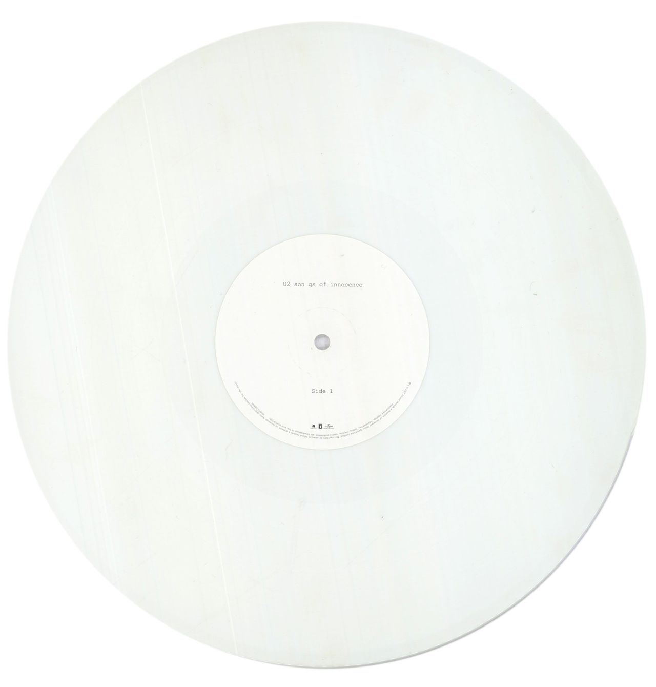 U2 Songs Of Innocence - White Vinyl UK 2-LP vinyl set — RareVinyl.com