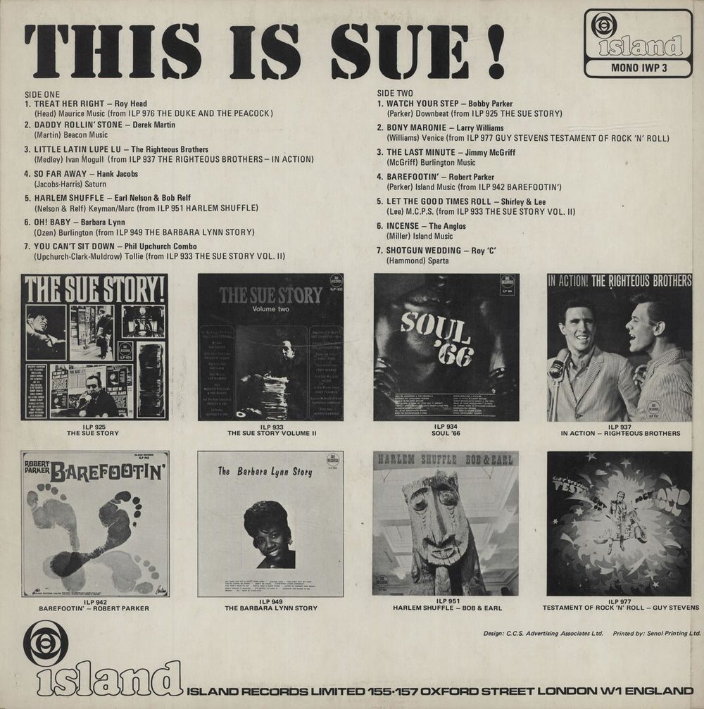 Sue Records This Is Sue - 1st UK Vinyl LP — RareVinyl.com