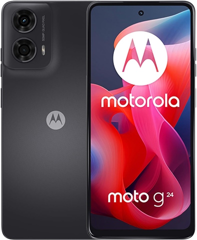 Motorola Moto G24 Dual Sim (8GB+128GB) Matte Charcoal, Unlocked A