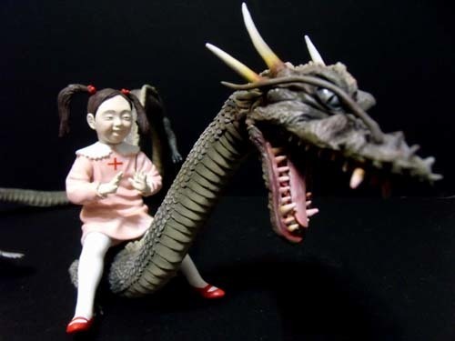 ☆X-PLUS ウルトラQ 「怪竜と乙姫」 リペイント: 特撮フィギュア制作