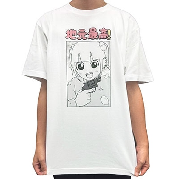 ULTRA SHIBUYA】シャネル 拳銃 キラキラ Tシャツ (XLサイズ)(TシャツXL