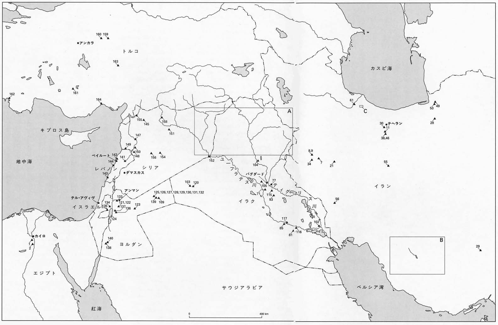 PHILIPS AUTHENTIC IMPERIAL MAPS イラン・イラク PHILIPS AUTHENTIC