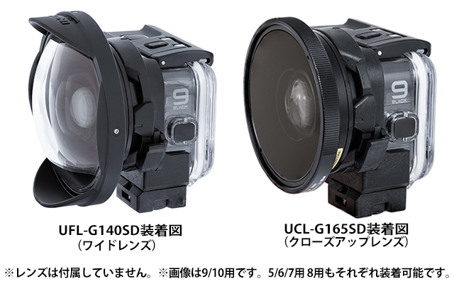 INON】SDフロントマスク for Gopro HERO Black 各種