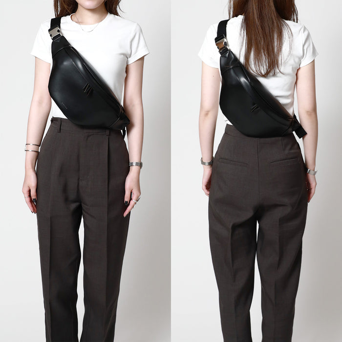 戌亥とこ ダブルファスナーボディバッグ – un-dimension