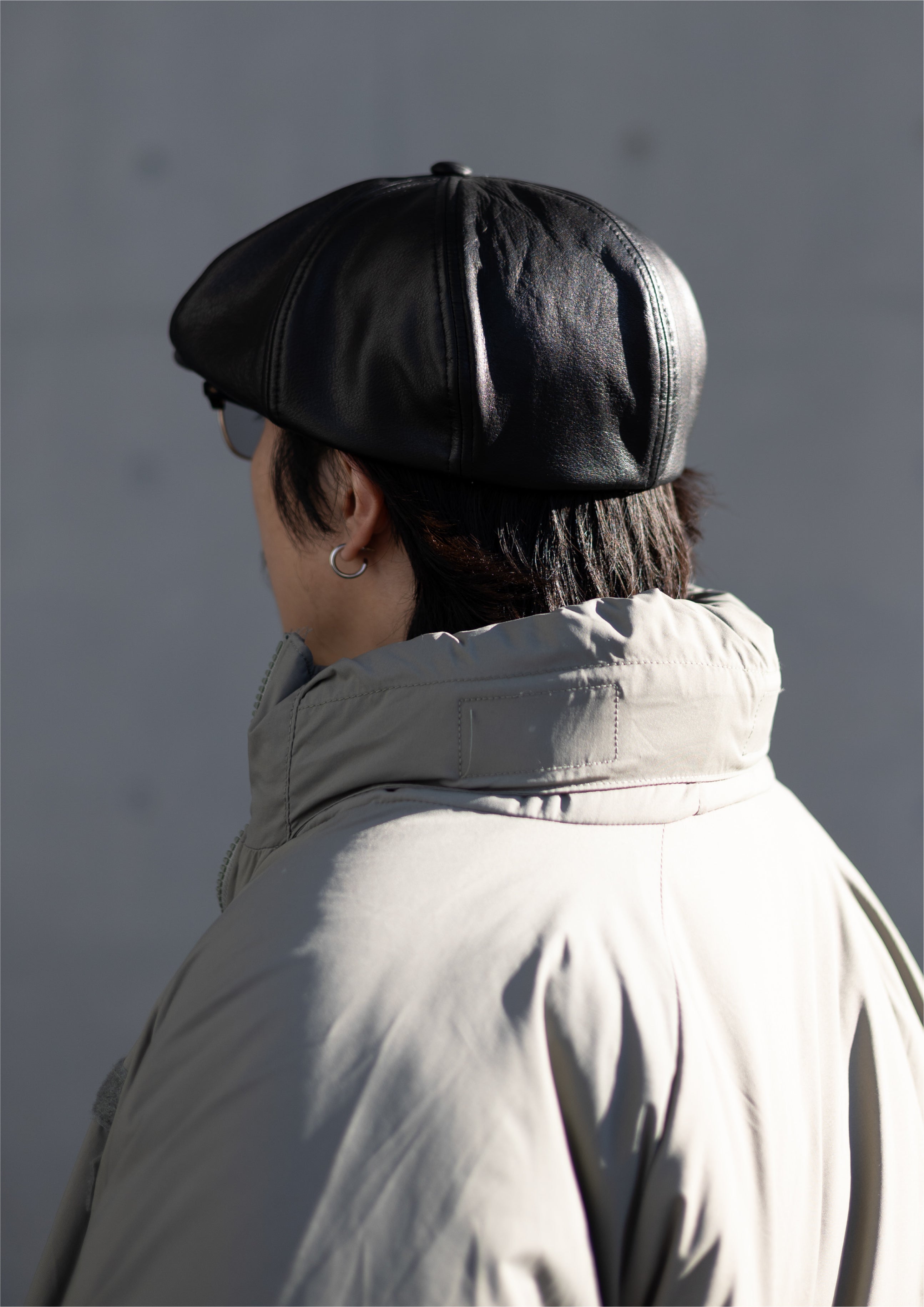 UNNAMED HEADWEAR 【LEATHER CASQUETTE】レザー キャスケット アン