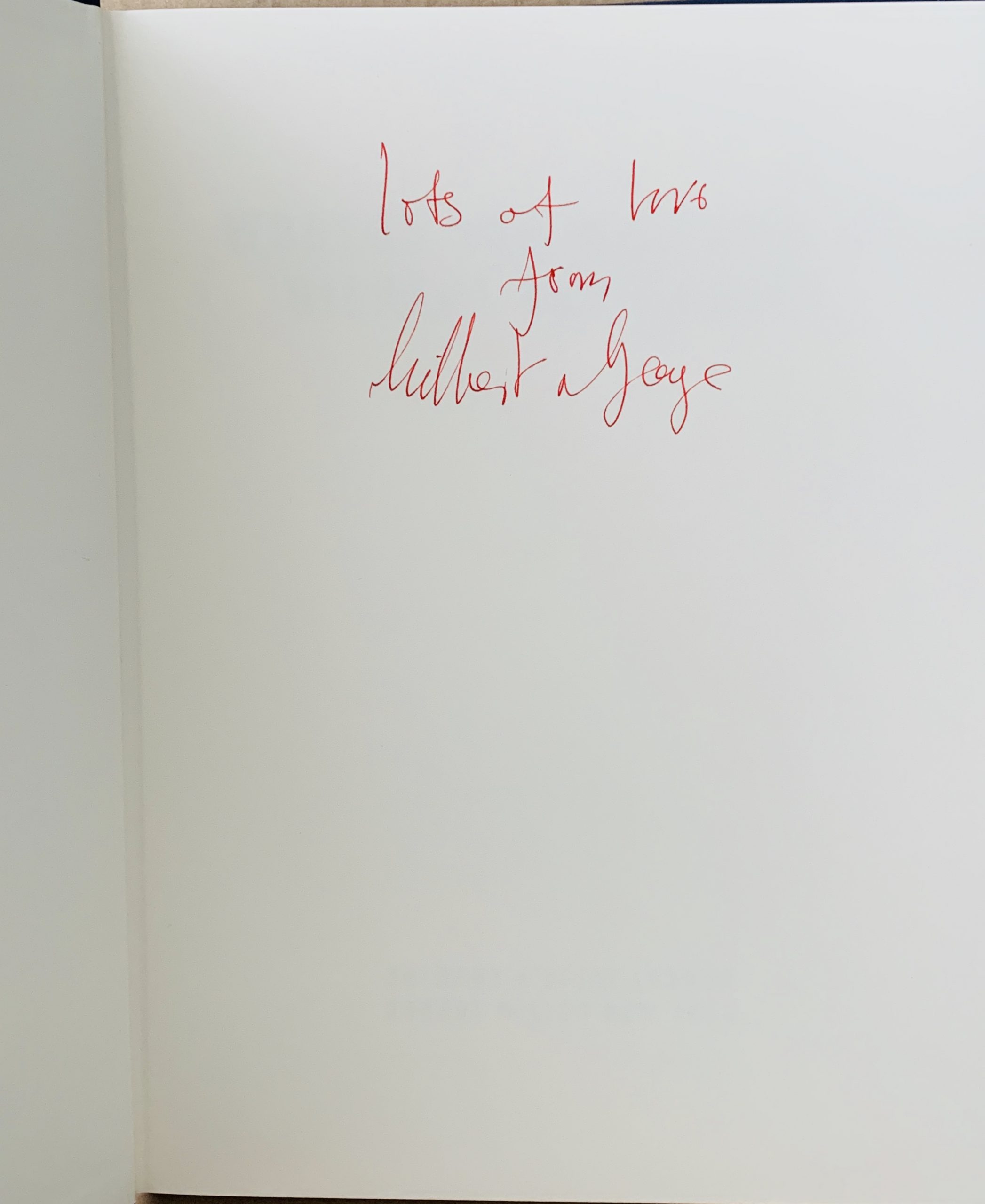 WORLDS AND WINDOWS BY GILBERT AND GEORGE. 1990. SIGNED BY GILBERT