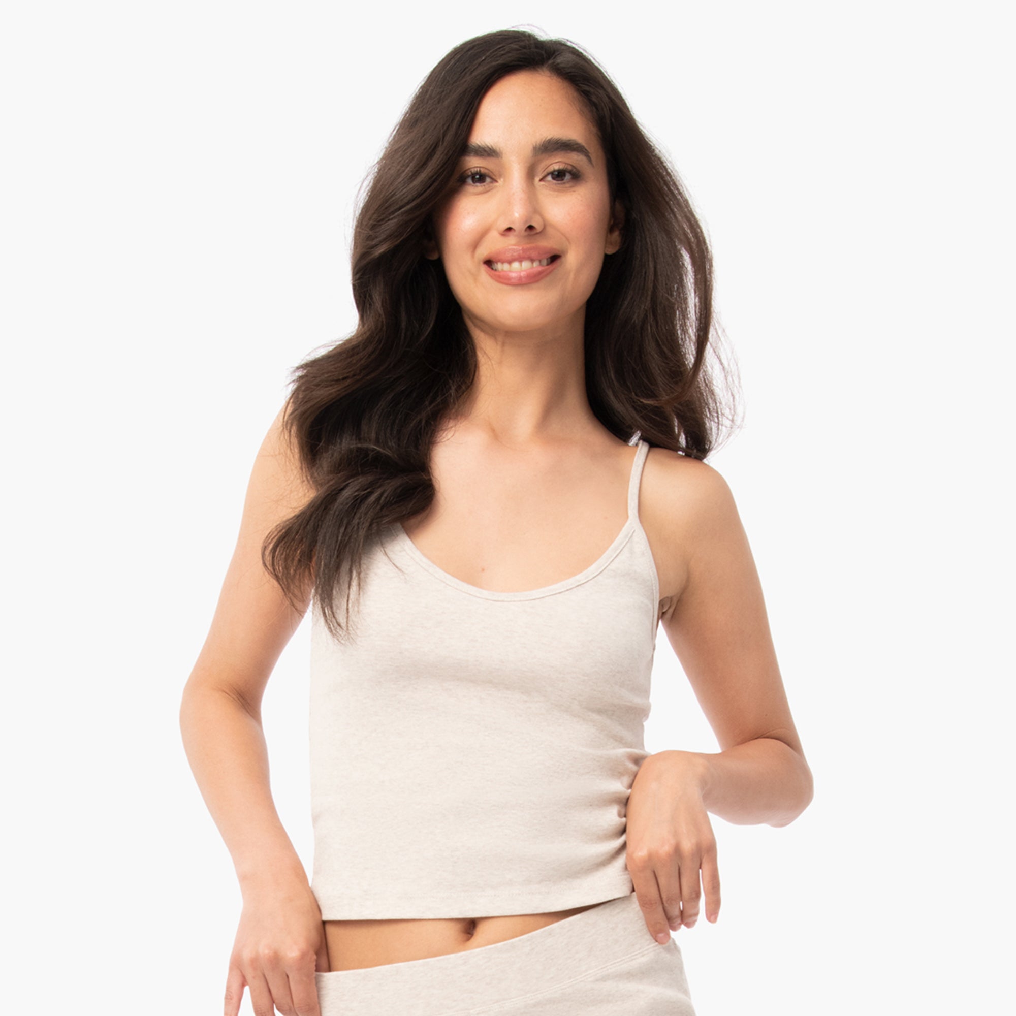 Organic Lounge Cami - Light Gray · Under The Canopy