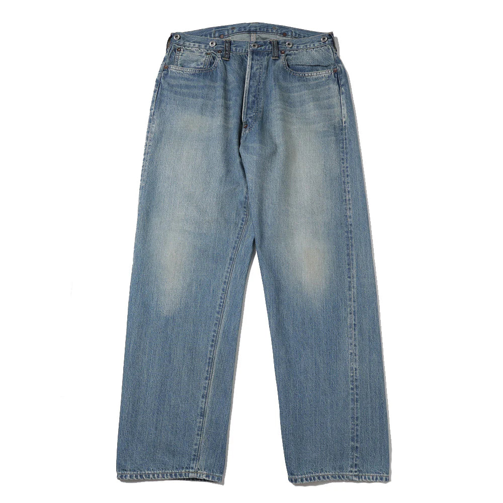 A.PRESSE No.22 Washed Wide Denim Pants (INDIGO) – unexpected store