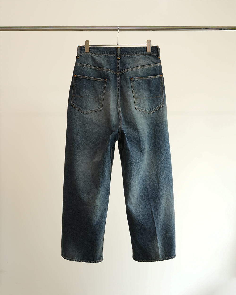 ANCELLM AGING WIDE DENIM 5P PANTS – unexpected store