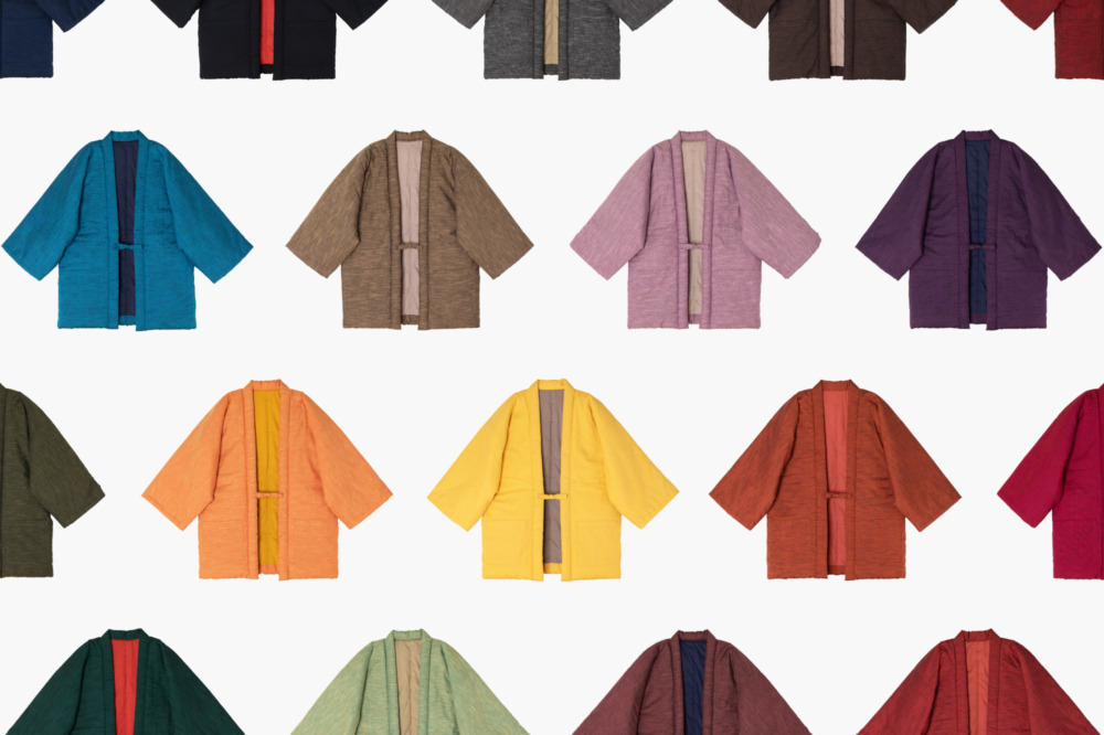 はんてん、どれにする？】 現代風な色型、うなぎの寝床コラボ編