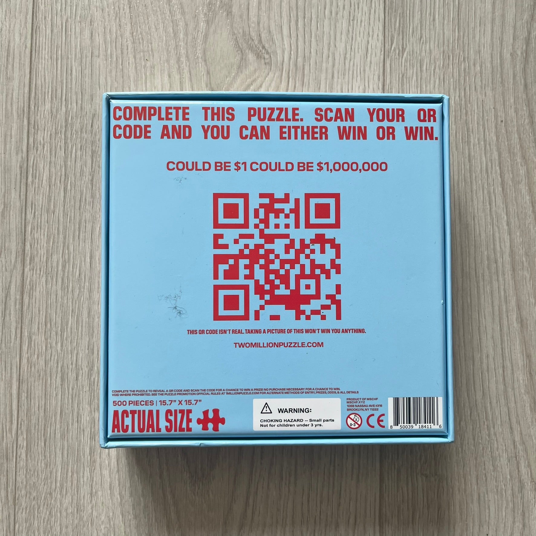 mschf 2 million dollar puzzle – único13