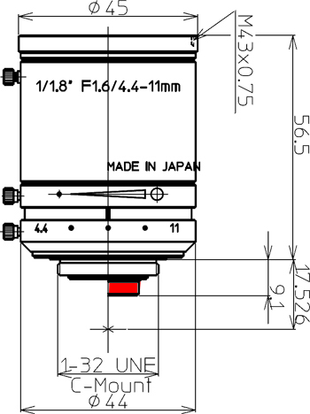 LMVZ4411興和(KOWA：コーワ)Cマウントバリフォーカルレンズ