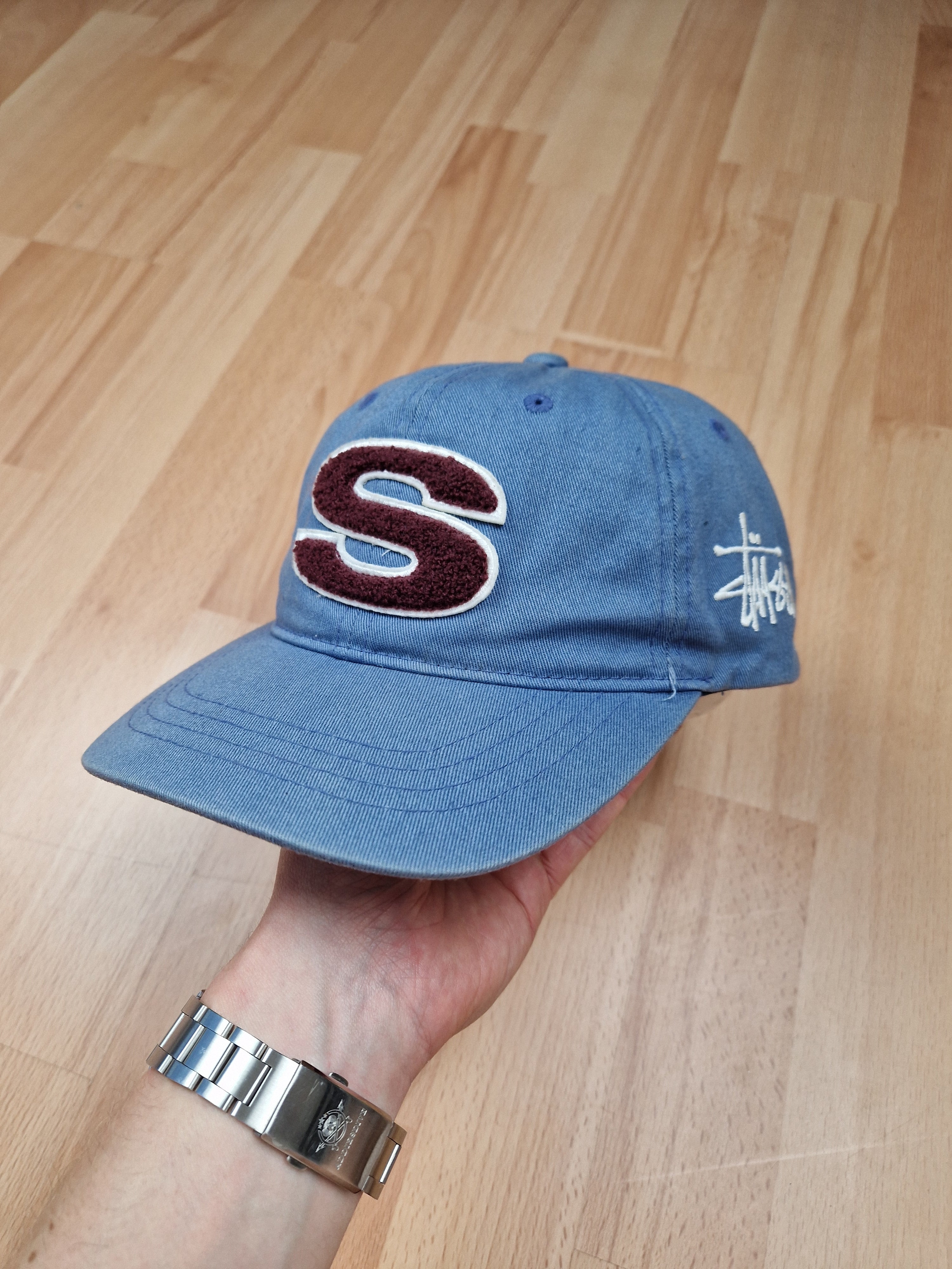 Stussy Chenille S Logo Low Pro Cap/Hat – uniform.streetwear