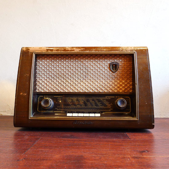 アンティーク 真空管ラジオ Rigoletto FA-55 Nordmende（uaa1001