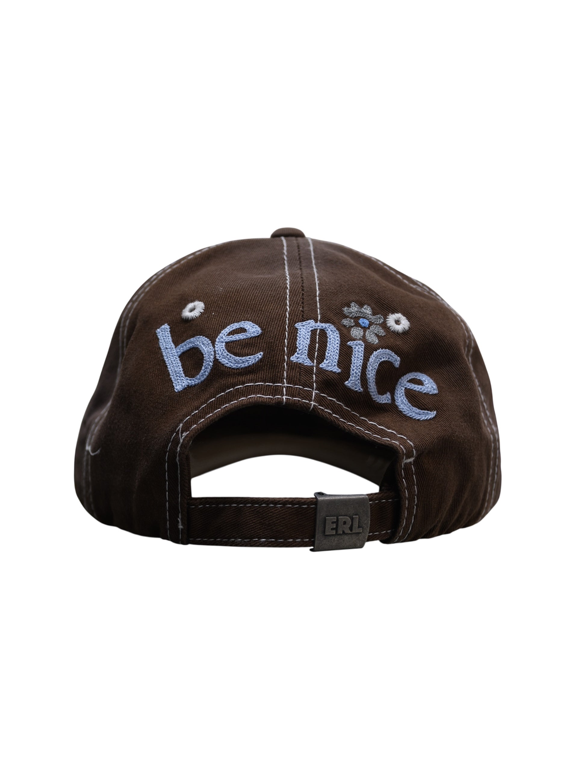 ERL - イーアールエル】UNISEX VENICE CAP WOVEN / BROWN(キャップ