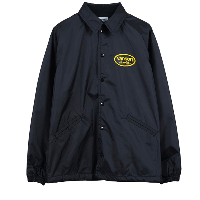 VANSON × MASSES NYLON JKT:BLACK | ユニークジーンストア