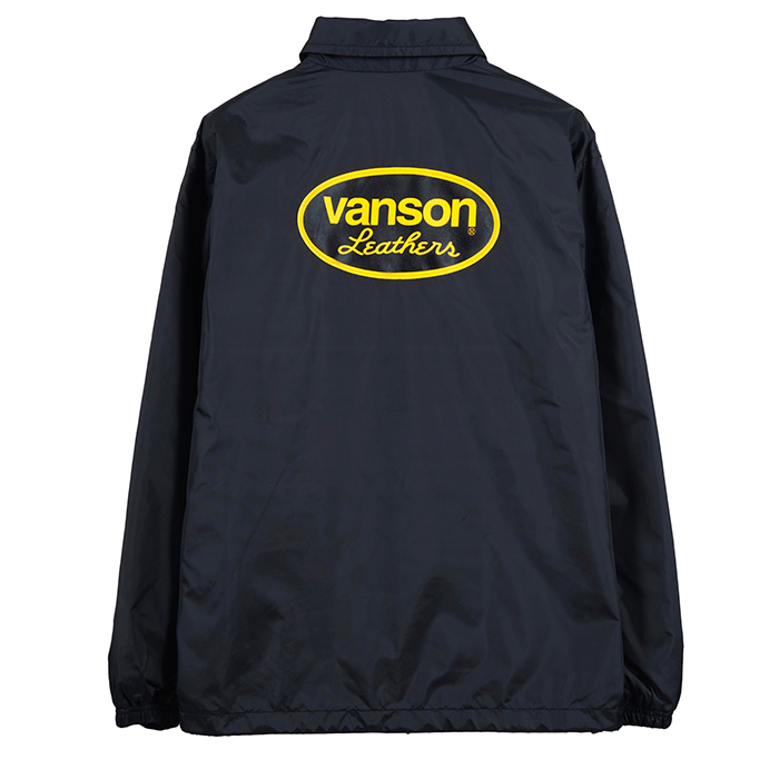 VANSON × MASSES NYLON JKT:BLACK | ユニークジーンストア