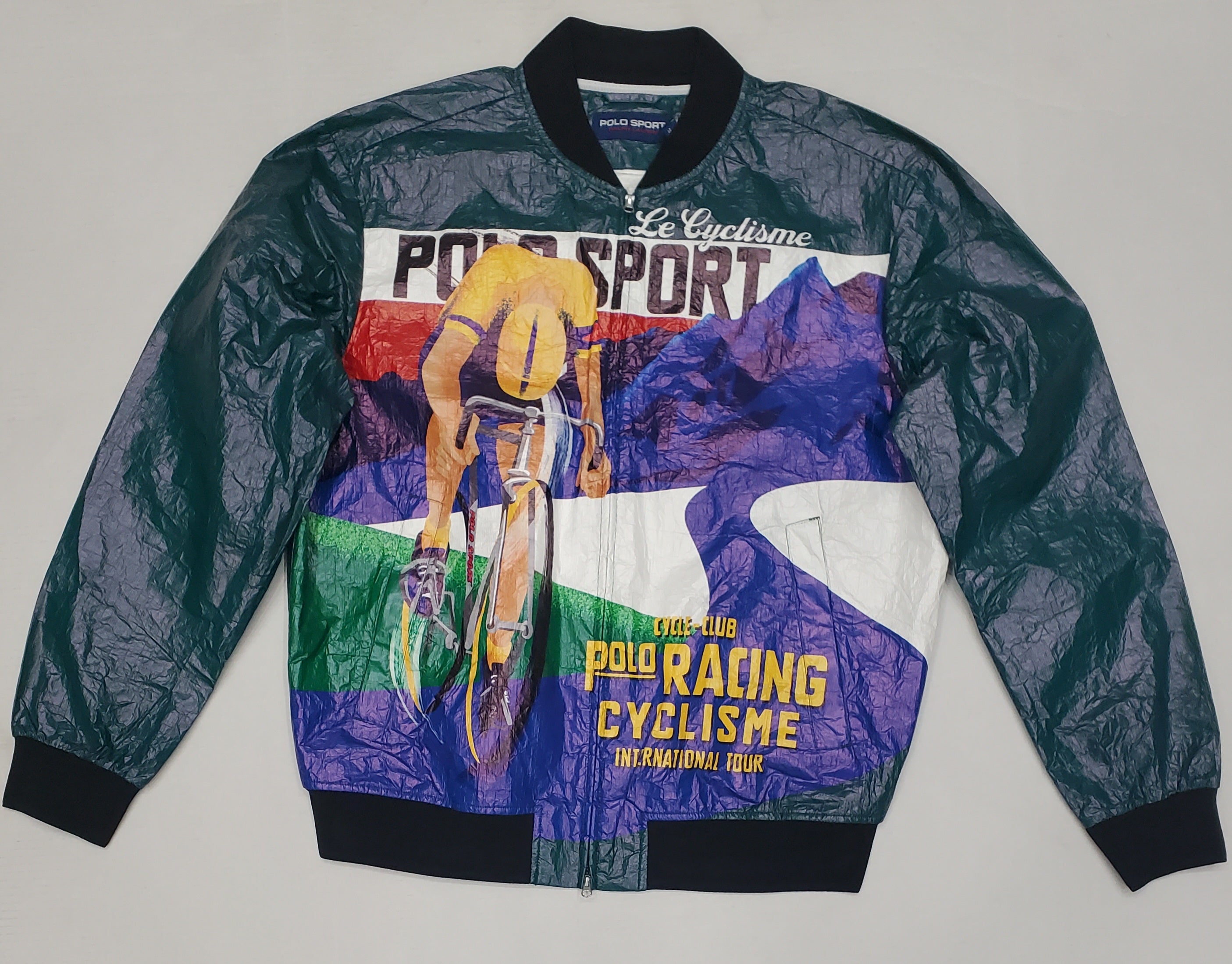 Nwt Polo Sport Cyclisme Bomber Graphic Jacket | Unique Style