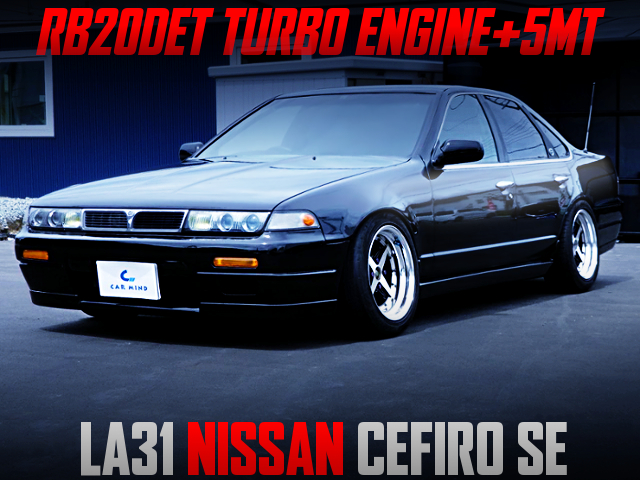 RB20DETターボ＆5速MT移植!URASマフラー!WORKエクイップ01!LA31日産