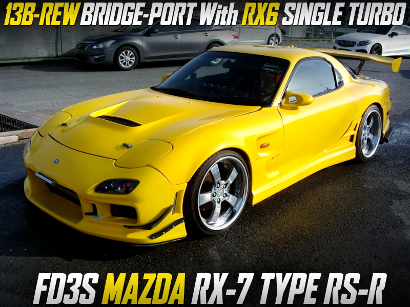 改造費400万以上!13B-REWブリッジポート＆RX6タービン!パワーFC!FD型RX