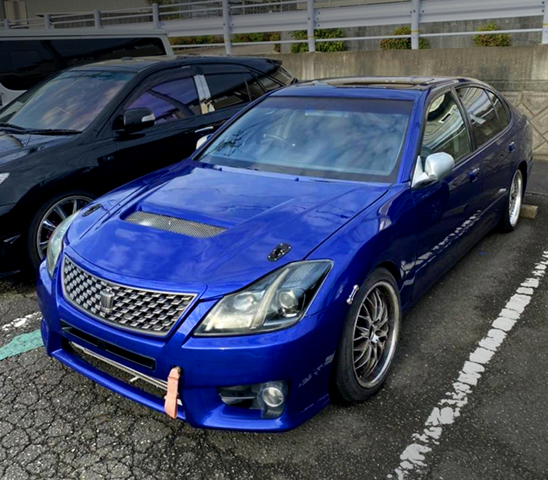 200系クラウン顔面移植!VVTi仕様1JZターボスワップ!5速MT換装!切れ角UP