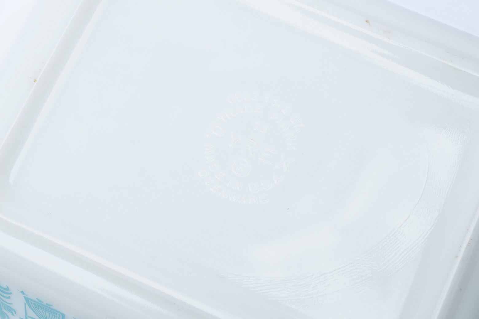 オールドパイレックス バター プリント レフリジレーター Lサイズ