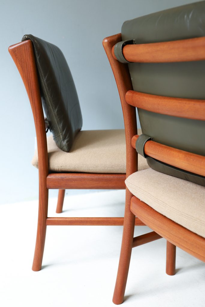 日田工芸 ダイニングチェア アームレス ジャパンヴィンテージ チーク材