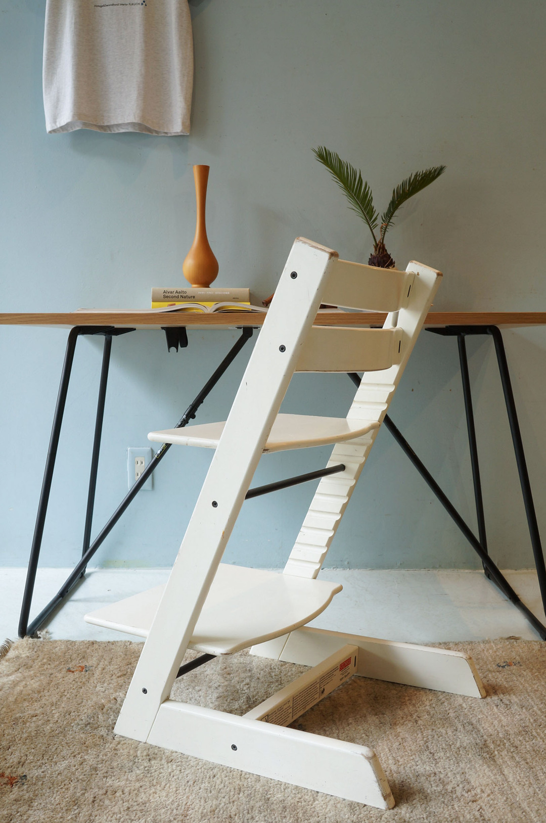 ストッケ トリップトラップ ベビーチェア ハイチェア ホワイト 北欧