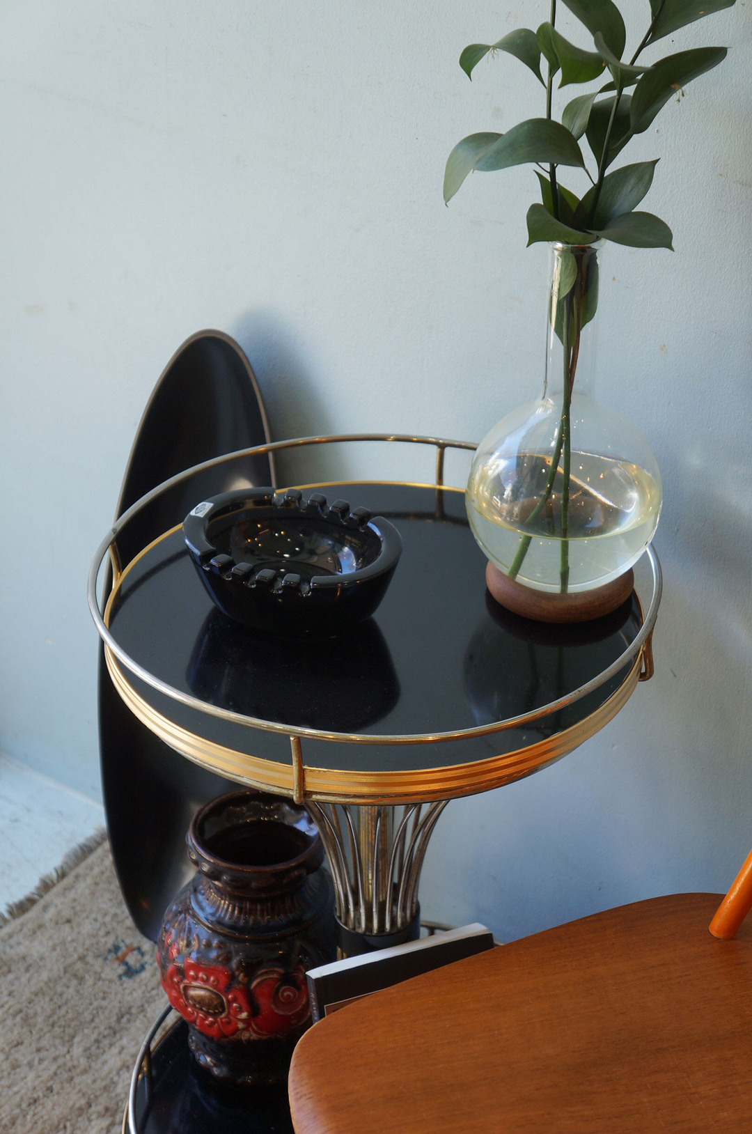 アメリカヴィンテージ サイドテーブル ラウンド ミッドセンチュリー