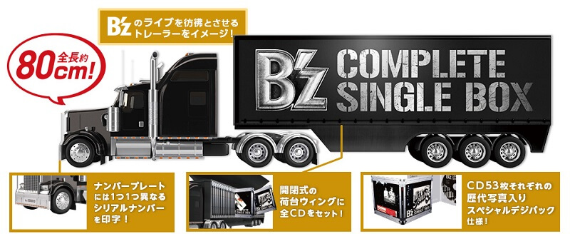 B'zファンは必見！】セブンイレブン限定「B'z COMPLETE SINGLE BOX