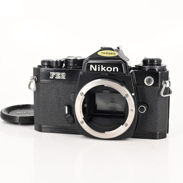 Used Nikon FE2 SLR Film Camera Body Black, *Read in 'Poor' condition
