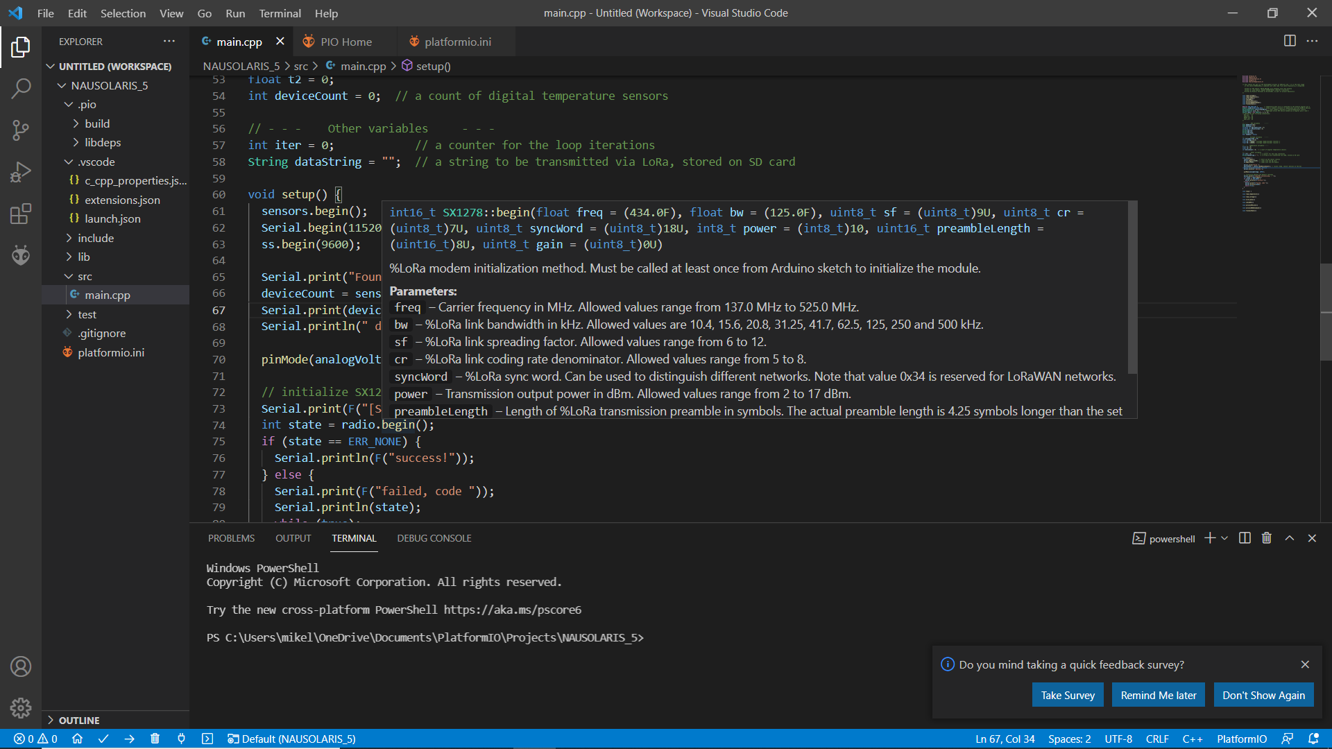 Allowed frequency range for sx1278 · Issue #378 · jgromes/RadioLib
